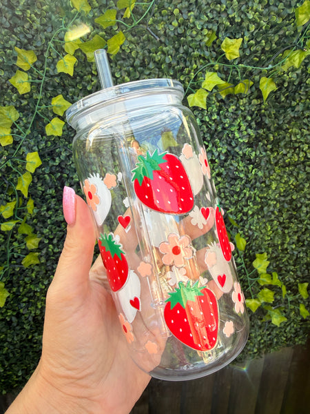 Strawberry’s and Flowers Libby Cup