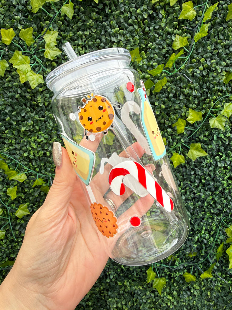 Cute Cookies and Milk Libby Cup
